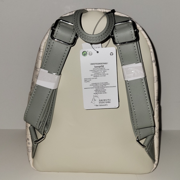 Loungefly Studio Ghibli Totoro Rain Mini Backpack and Tech Wallet - Picture 6 of 16